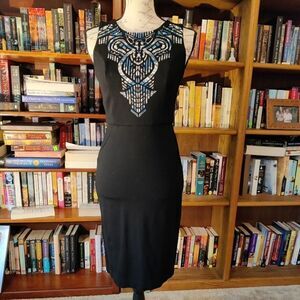12th Street by Cynthia Vincent back zip pencil dress size 2 euc